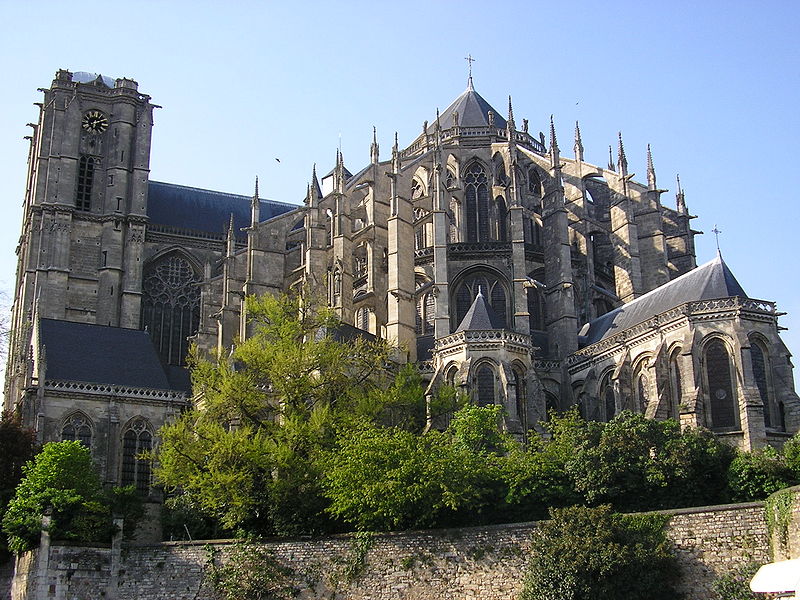 Le Mans frankreich Kathedrale Saint Julien