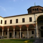 0064   Milano   S. Ambrogio   Canonica   Portico del Bramante   Foto Giovanni DallOrto 25 Apr 2007