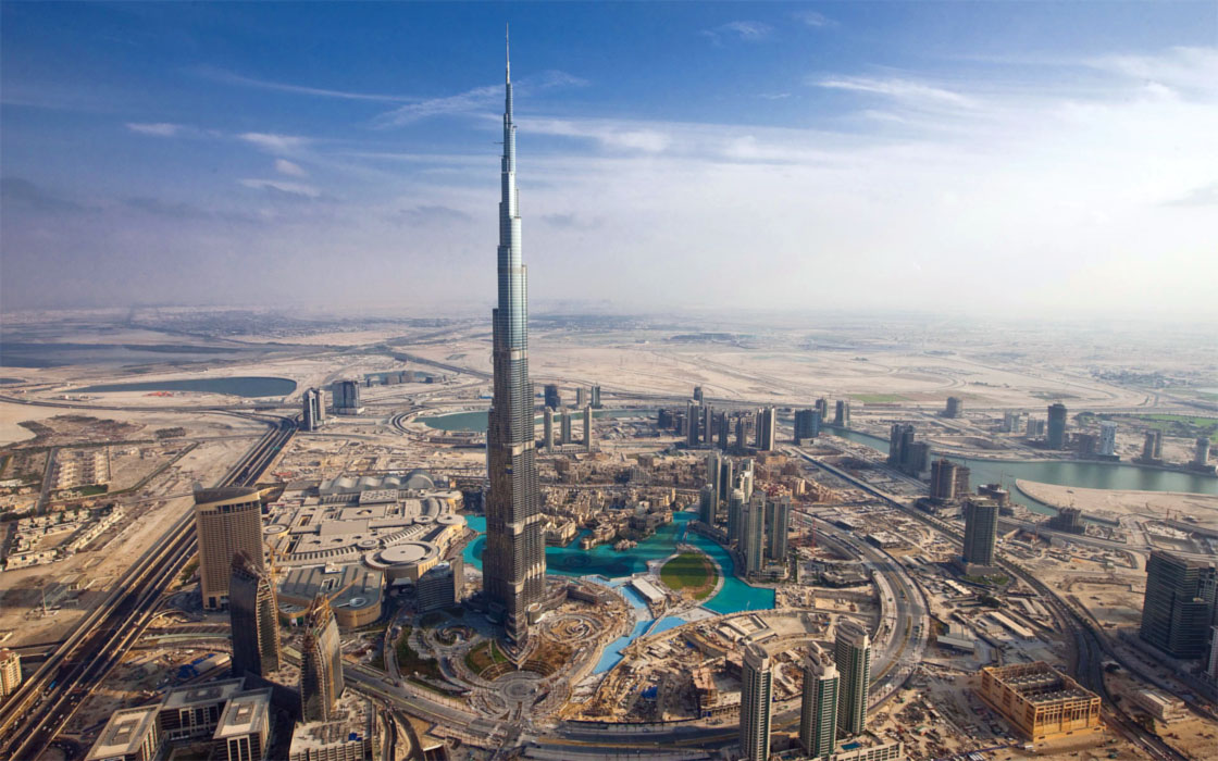 Il Burj Khalifa di Dubai è Il grattacielo più alto del mondo