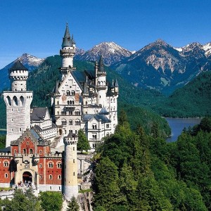 neuschwanstein castle bavaria germany green hd wallpaper 1537086