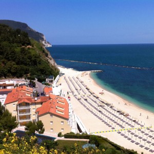 La spiaggia di Numana