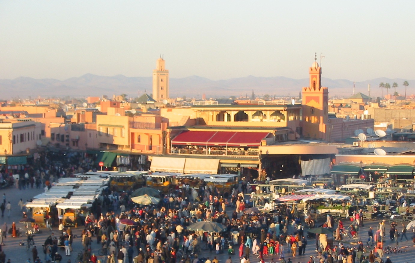 piazza Djemaa el Fna di Marrakech