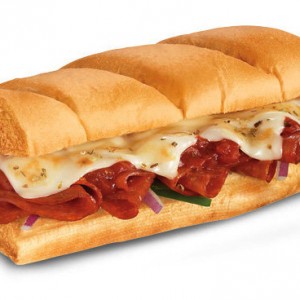 subway pizza sub