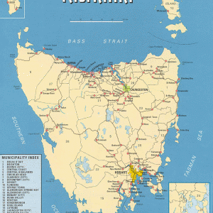 Tasmania Map 800