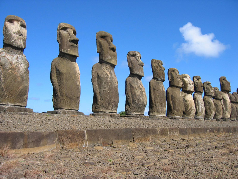 Cile Isola di Pasqua statue