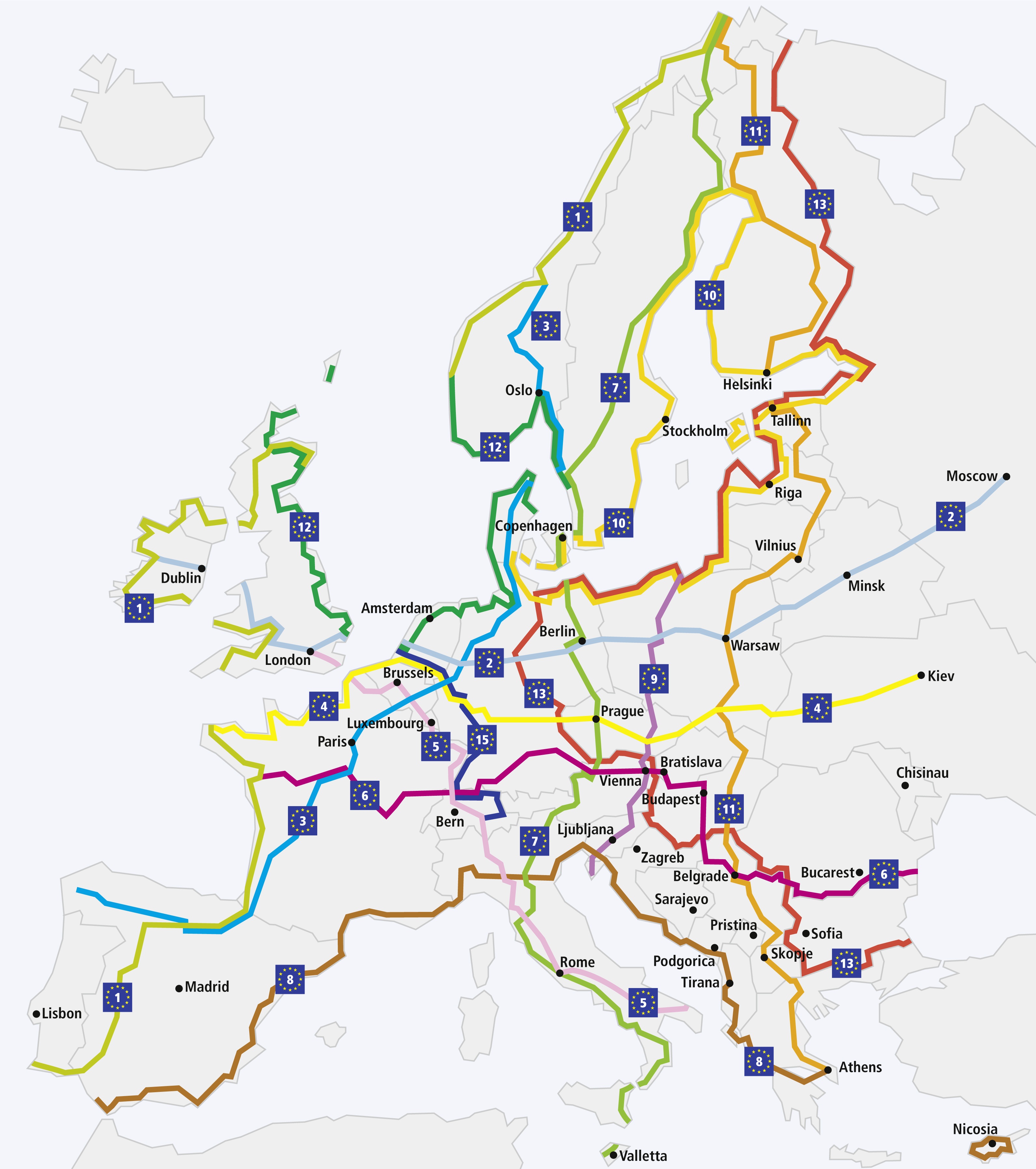 EuroVelo Karte Original1