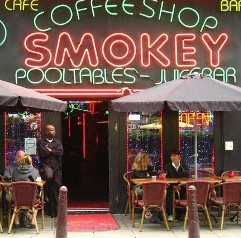 smokey coffee shop