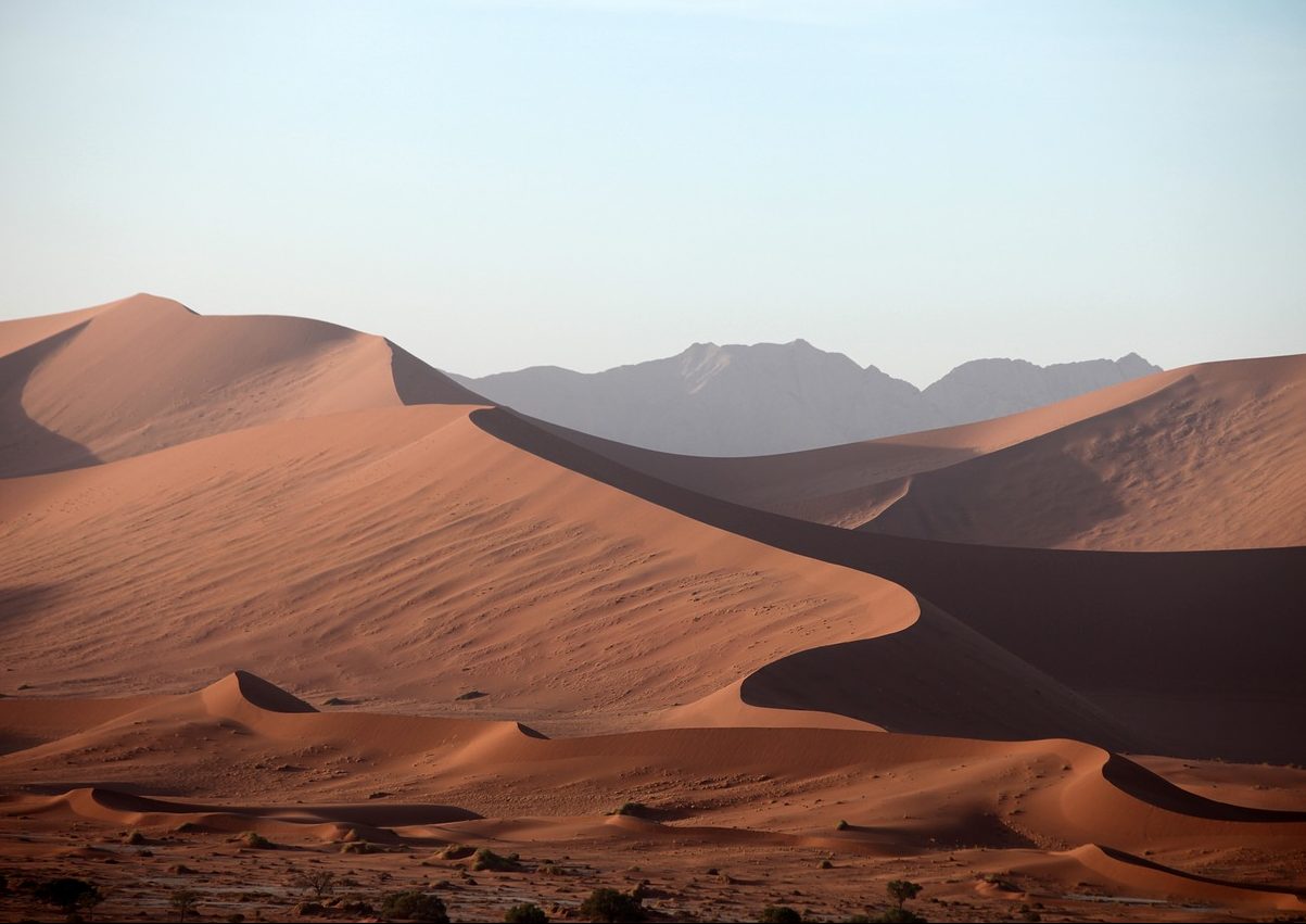 sabbia del deserto rossa