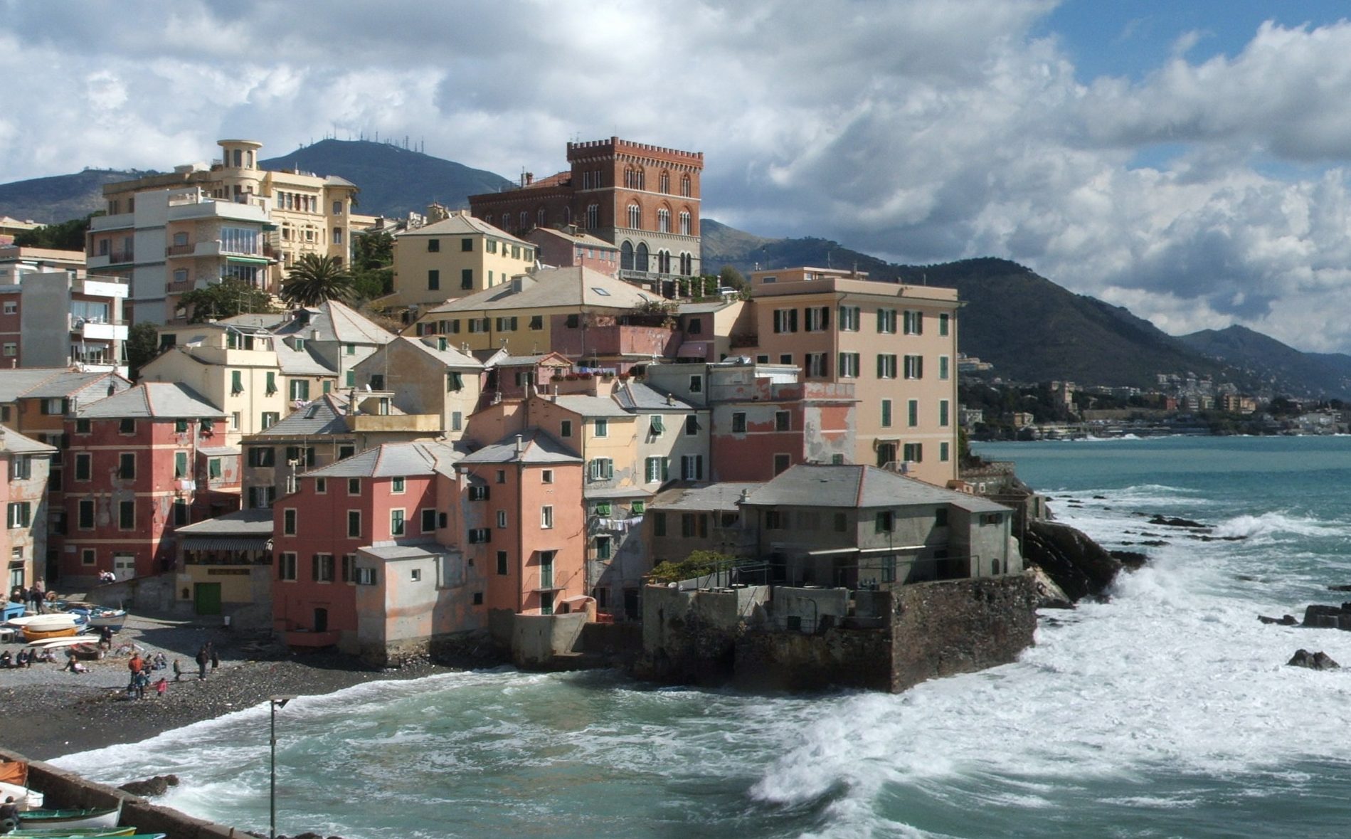 Spiagge di Genova vicino all'Acquario