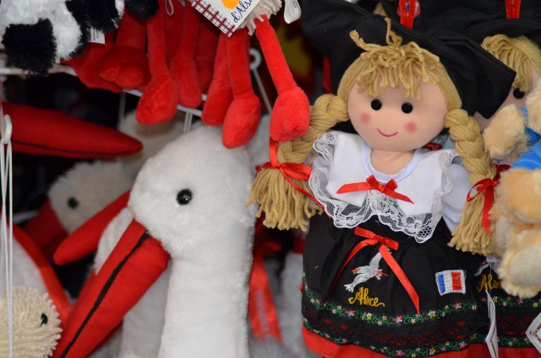 Bambola Tradizionale Alsazia - Mercatini di Natale a Strasburgo