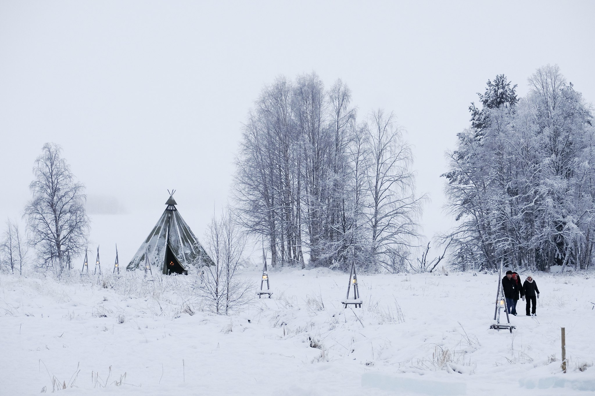 primo dell'anno a Rovaniemi