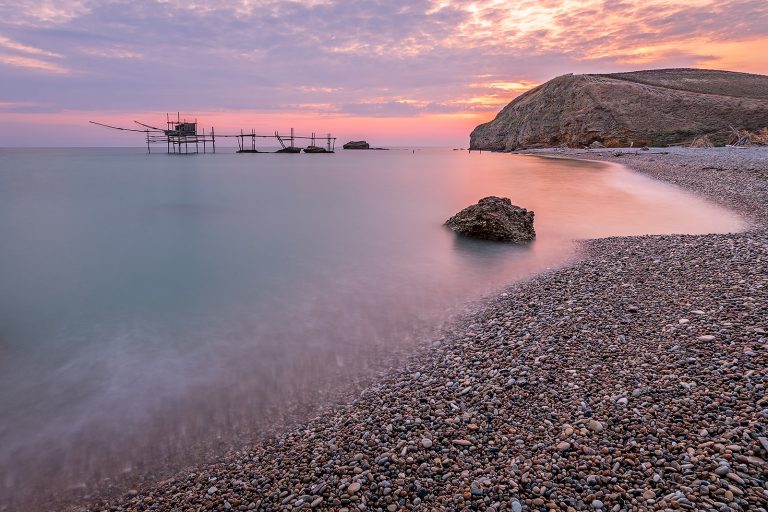 punta aderci in camper parcheggio e percorso