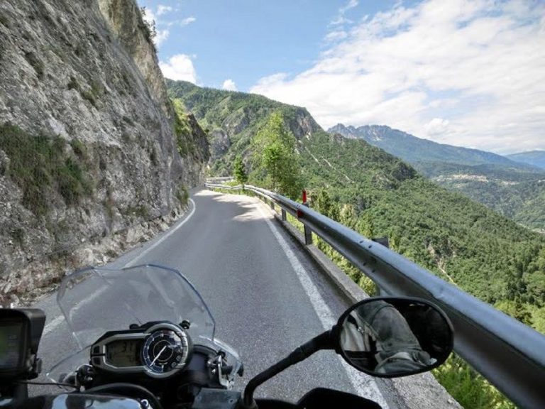 monti simbruini in moto