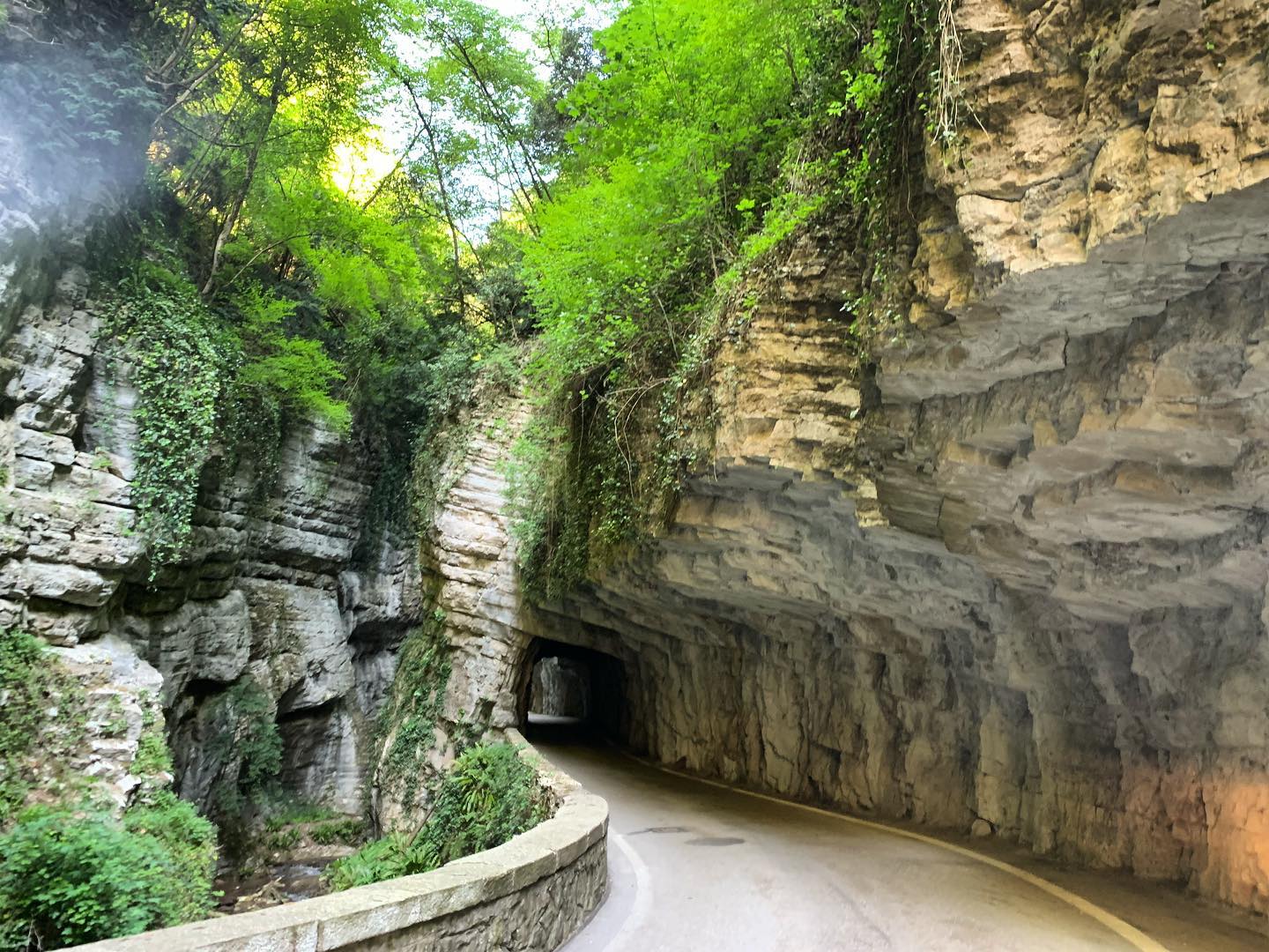 strada della forra in camper