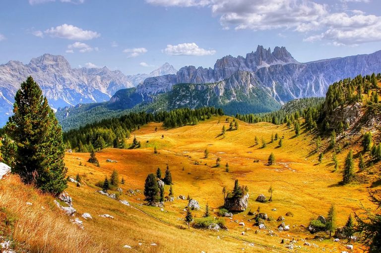 Cortina d'Ampezzo in autunno