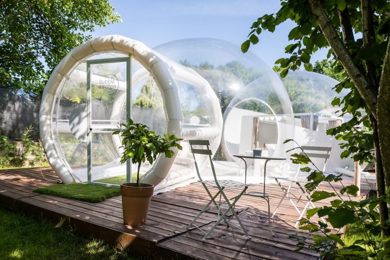 glamping bolla trasparente italia