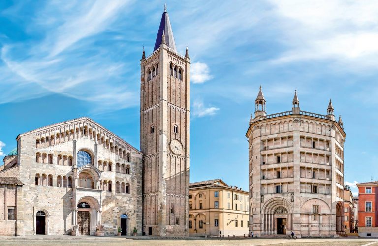 impronta del diavolo battistero parma