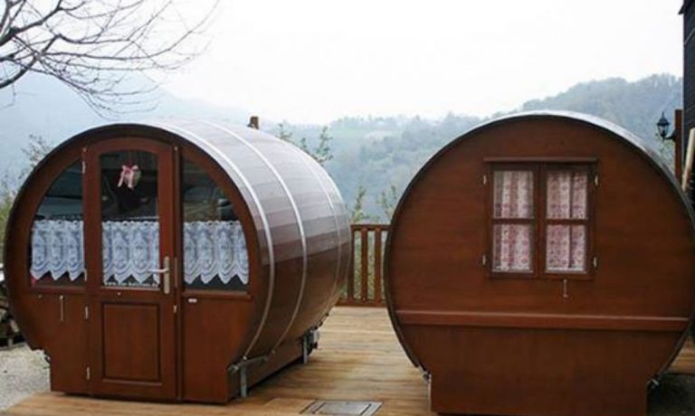 ascoli piceno dormire in una botte