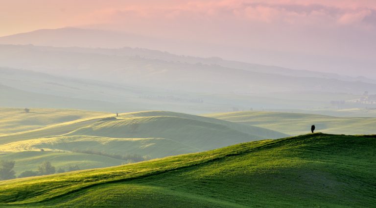 entroterra toscano con bambini