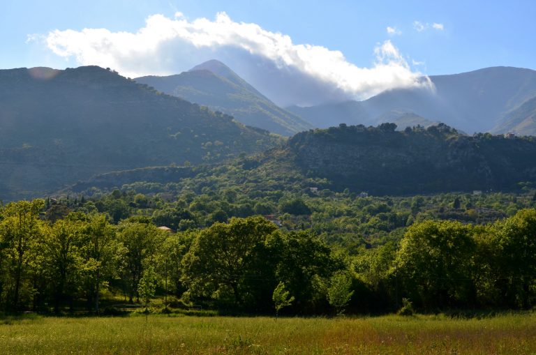 monti aurunci in moto
