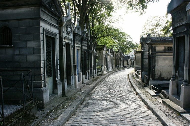 Cimitero Pere Lachaise mappa tombe famose