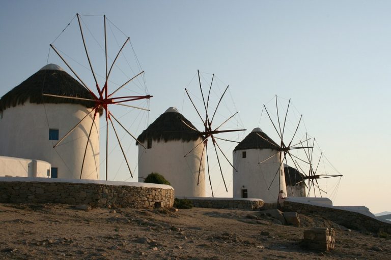Mulini a vento Mykonos storia