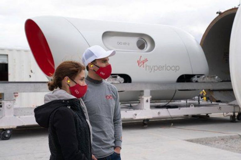 Treno supersonico Hyperloop di Virgin