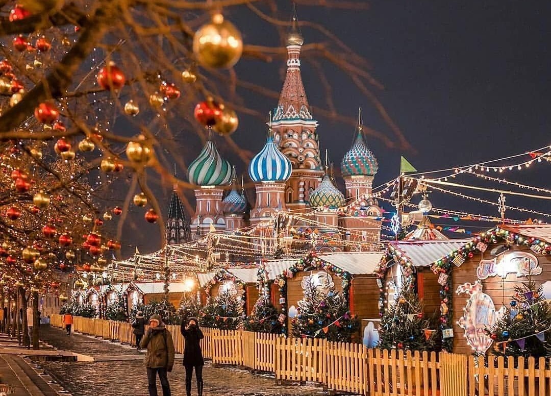 Cremlino a Mosca, Natale, Natale all'estero