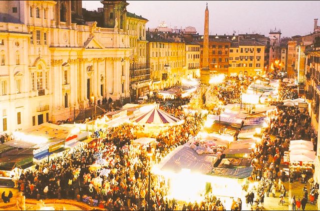 Piazza Navona, Natale, Mercatini di Natale, Roma
