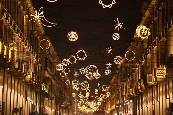 Luci d'artista Torino, Natale