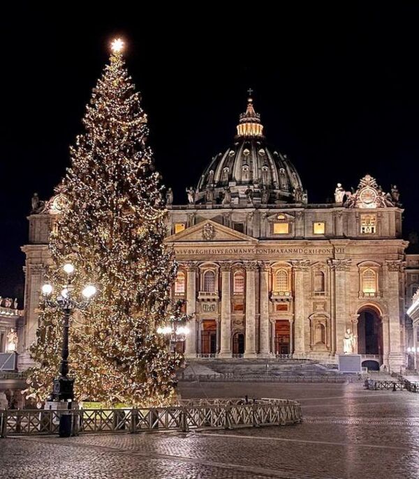 Natale piazza san Pietro, roma 2021