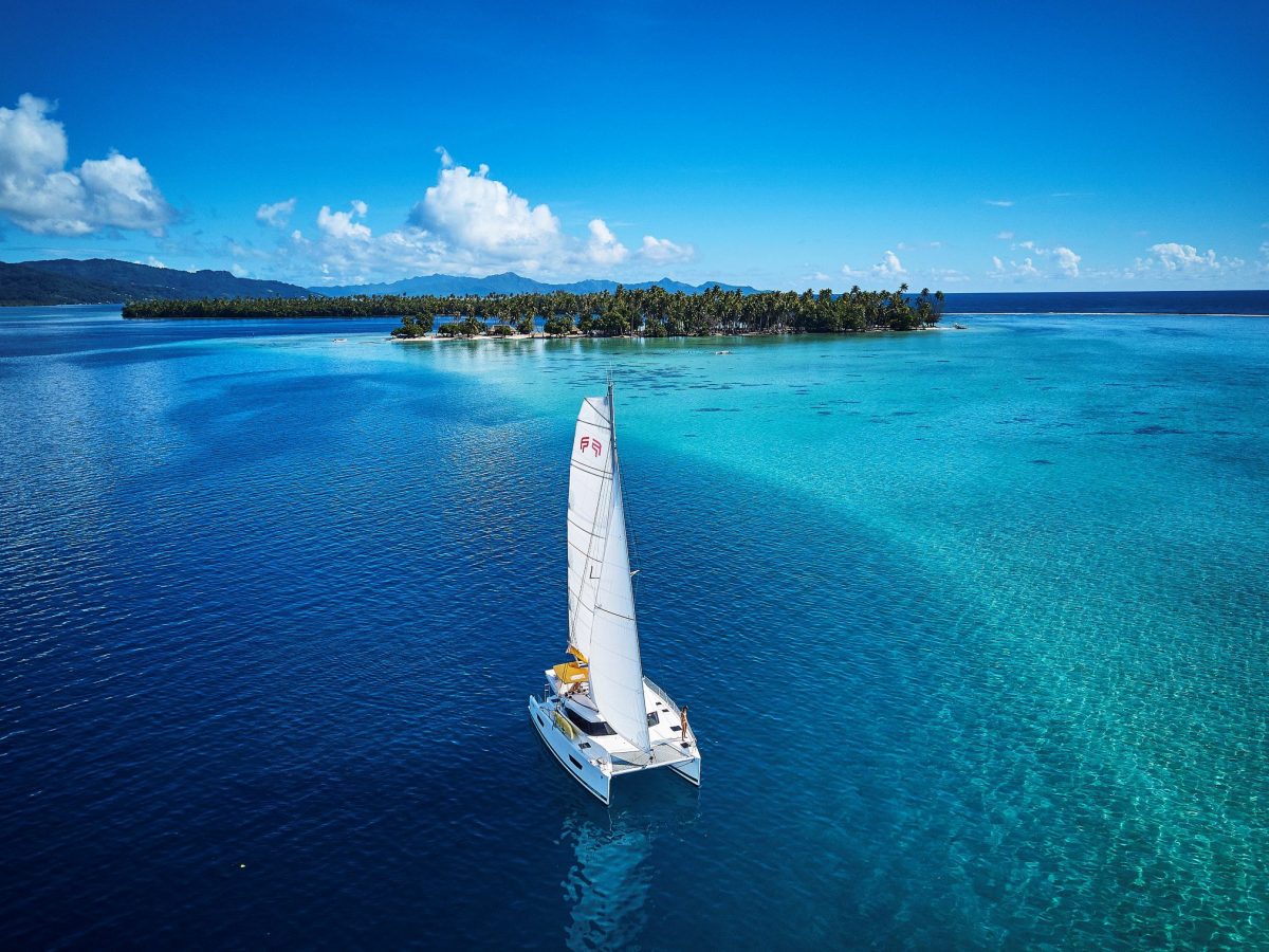 Tahiti - Gita catamarano