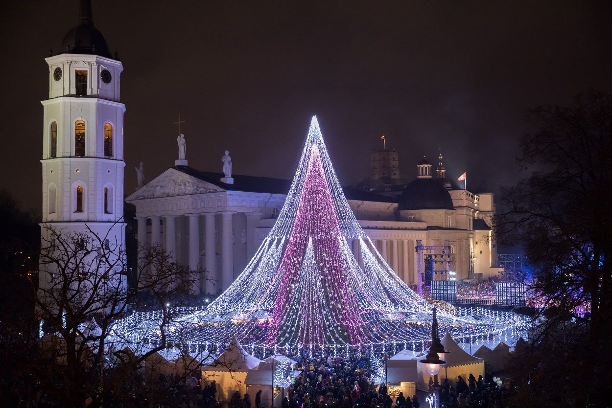 Albero di Natale a Vilnius