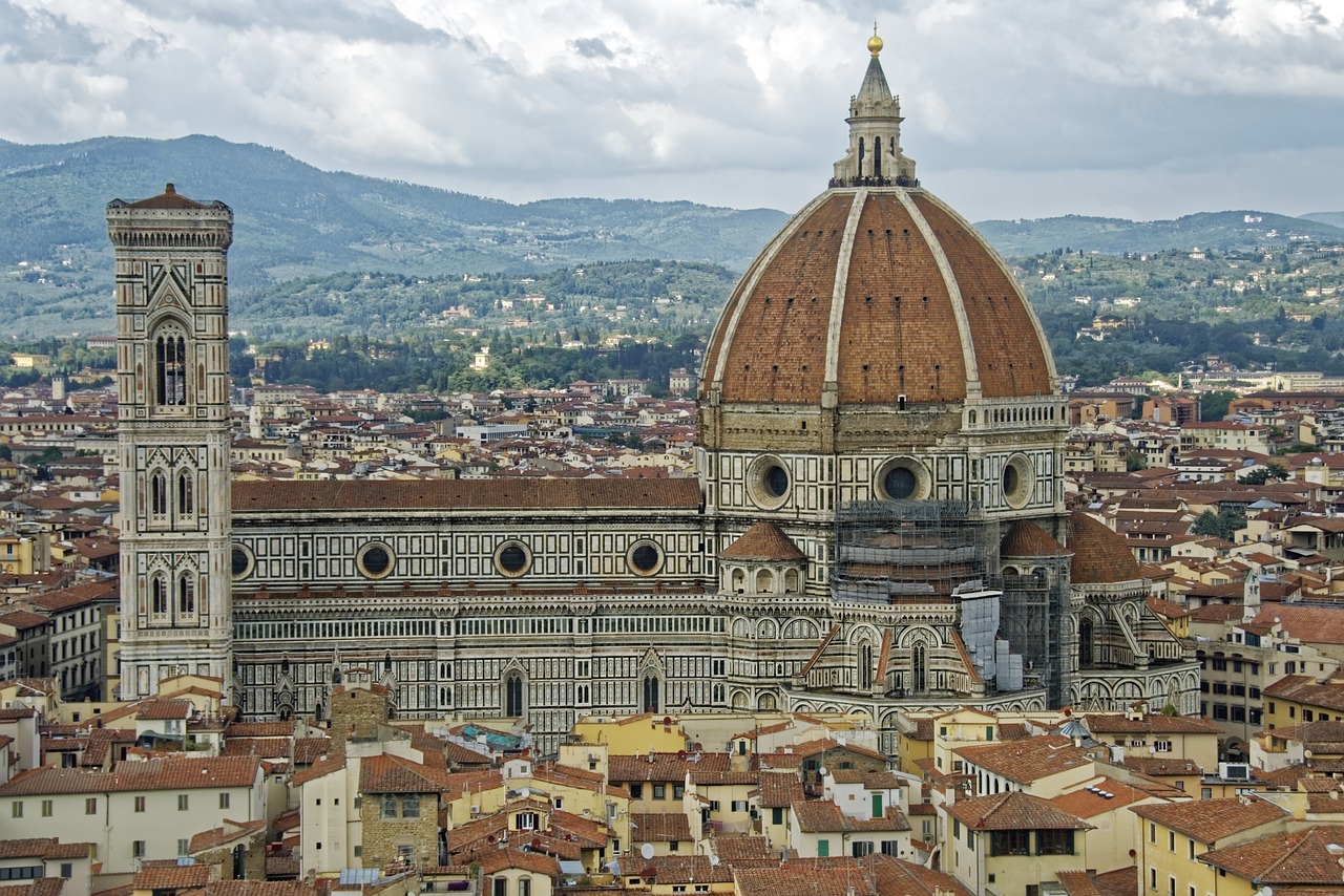 La cupola del Brunelleschi è raggiungibile attraverso più di 400 scalini