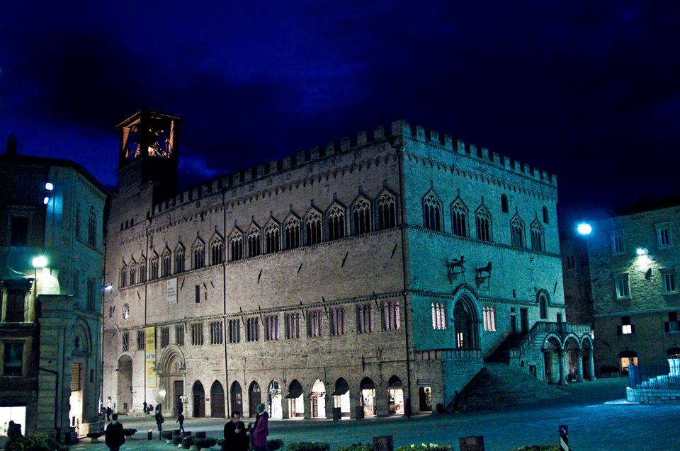 Centro Perugia di sera