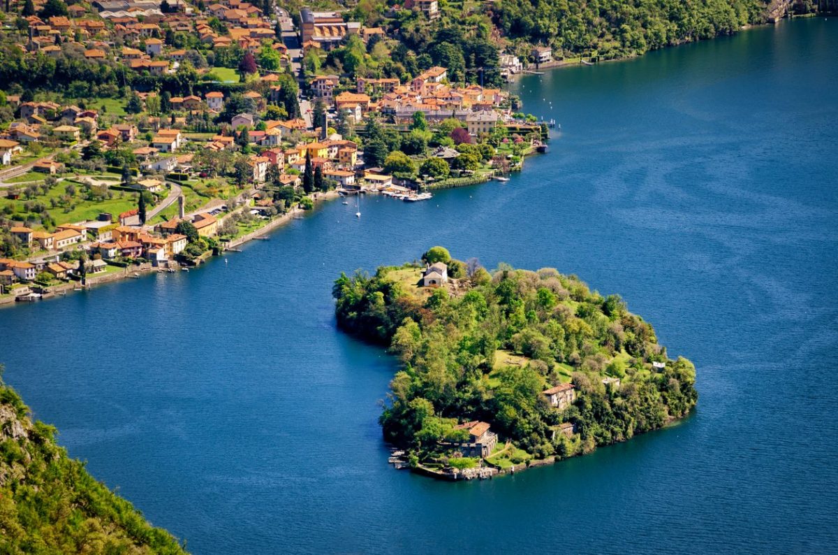 Isola Comacina nel Lago di Como