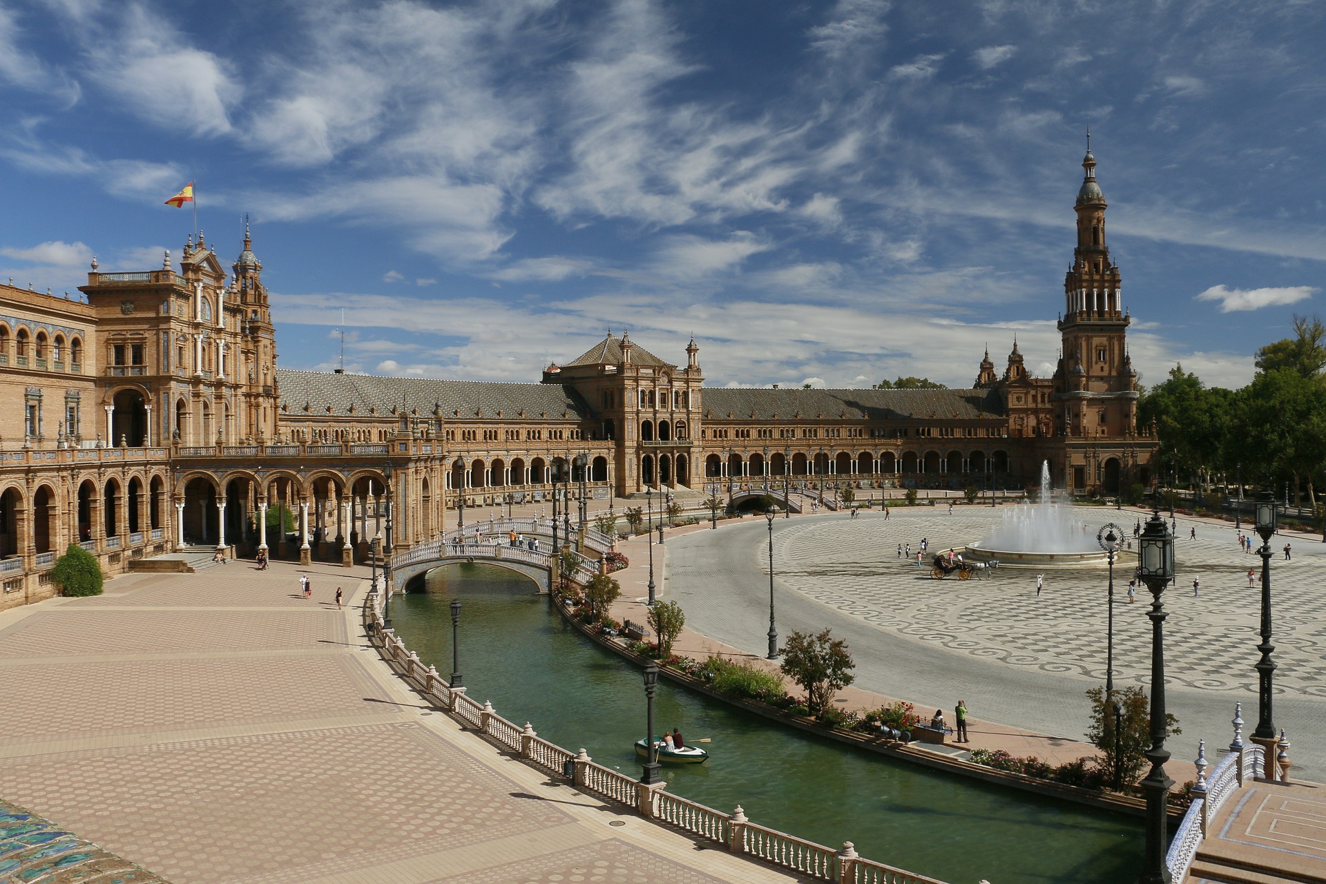 Una panoramica su Plaza de España