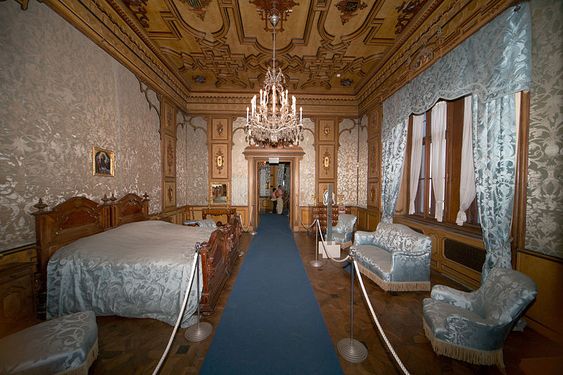 Stanza di Carlotta nel Castello di Miramare a Trieste