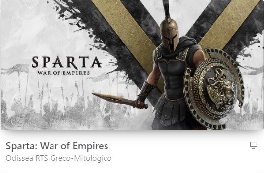Il videogioco "Sparta: War of Empires"