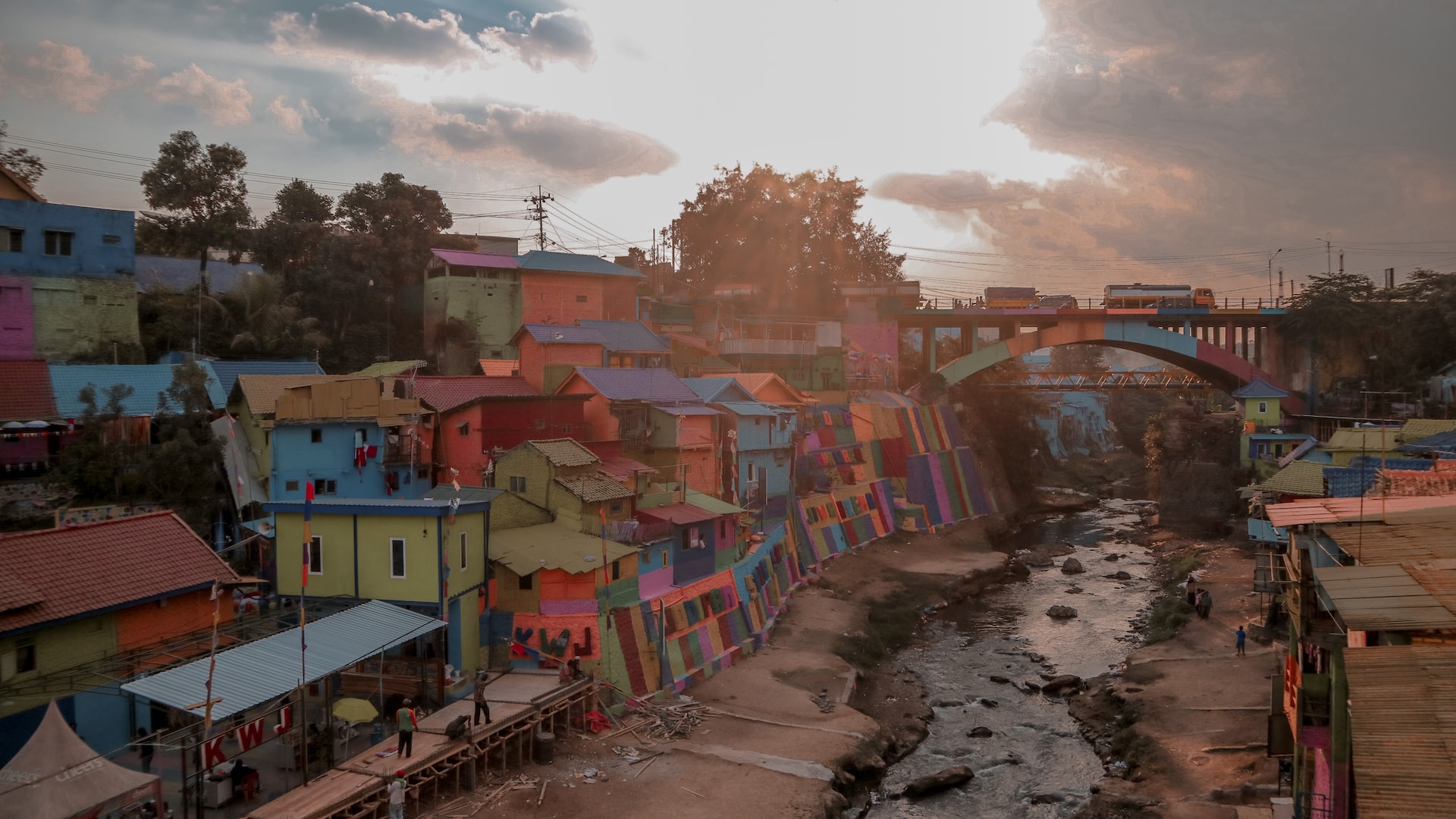 villaggio arcobaleno di Jodipan