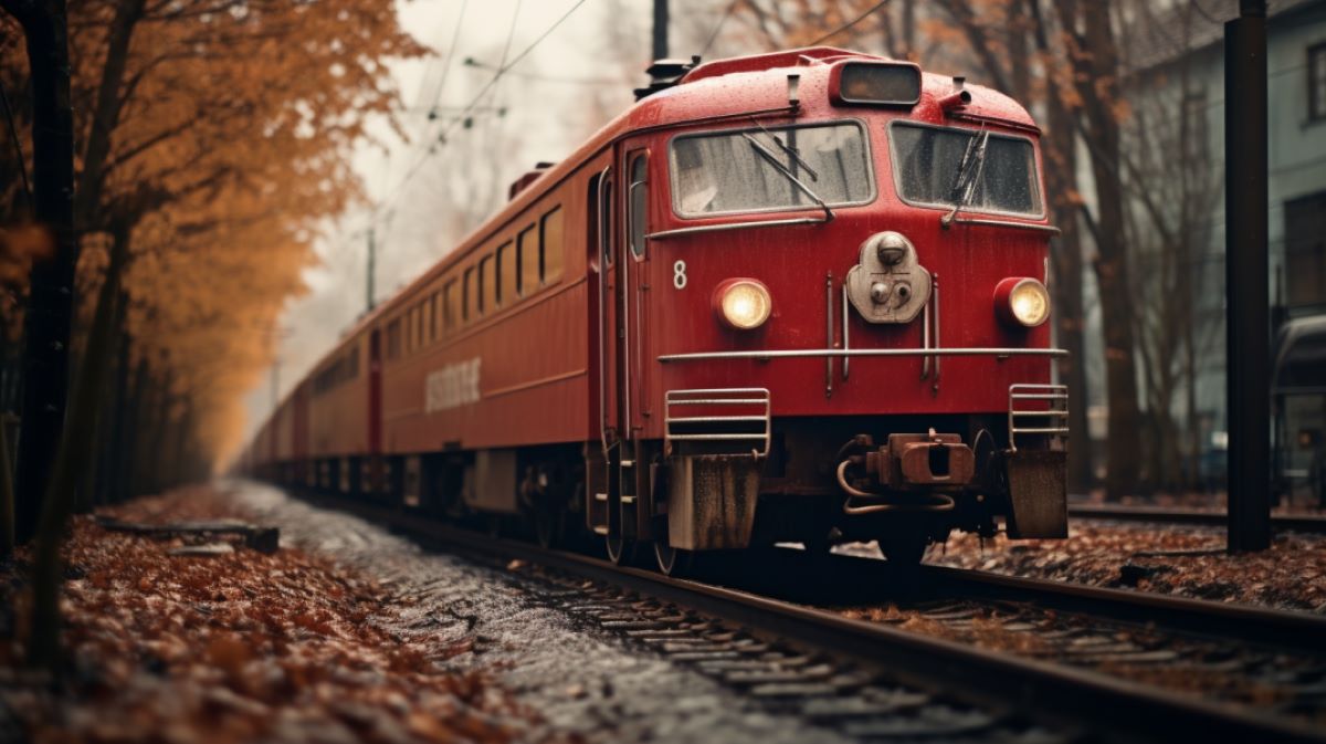contentcreativestudio realistic photo of a red train kodak gold 4d29754c 0c9b 4278 ad3f 232814dd0e37