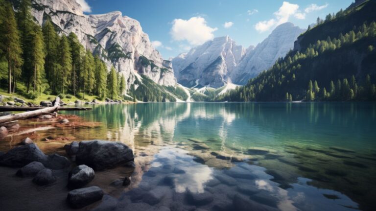 contentcreativestudio realistic photo of braies lake af604a11 41a2 4db8 935e e7d02246f8ea