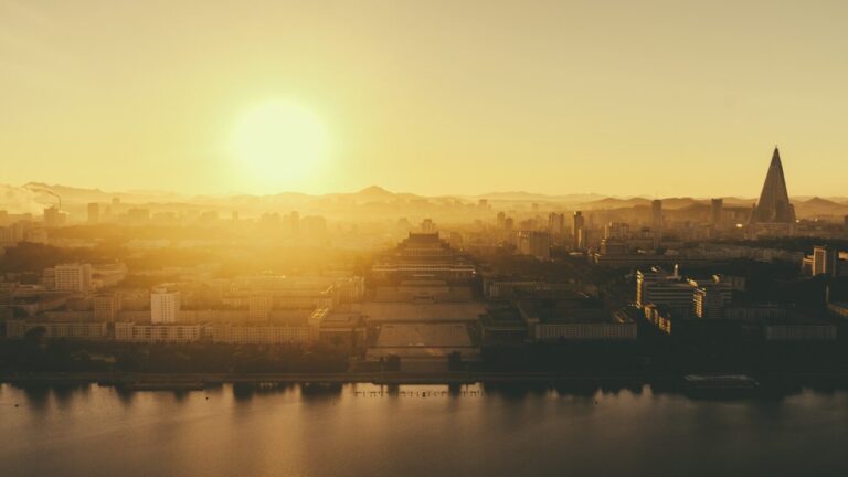 2560x1440 px cityscape north korea pyongyang sunrise 1203657 wallherecom