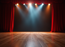 Andreas Muller in un momento di danza e paternità