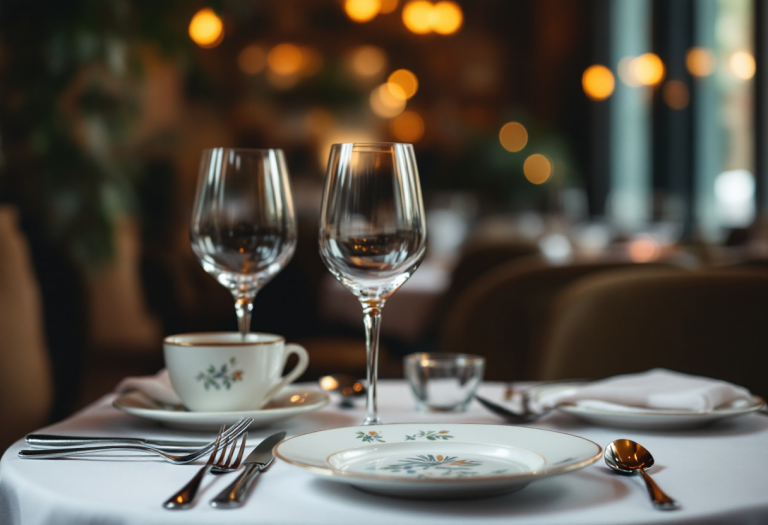 Interno del ristorante Mercato con piatti tradizionali