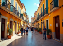 Panorama di Olbia con il mare e il centro storico