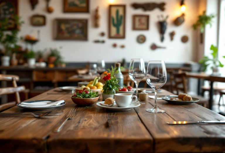 Un piatto tradizionale con ingredienti freschi e colorati