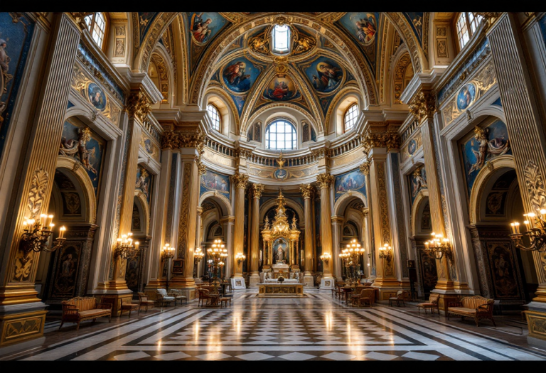 Vista del Palazzo dei Normanni a Palermo, Sicilia