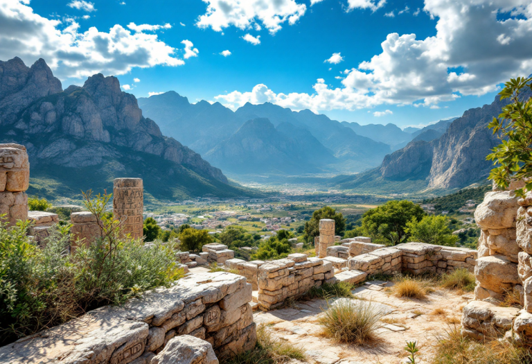 Panorama di Creta con storia e cultura