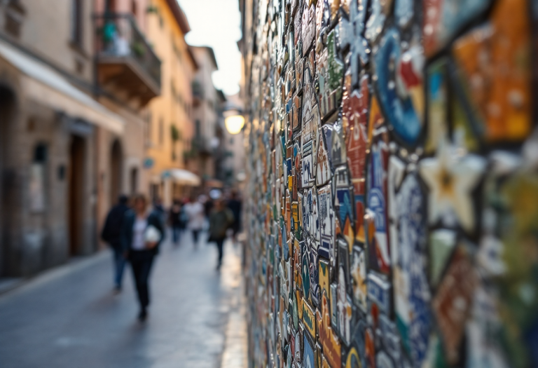 Panorama di Ravenna con mosaici storici e architettura